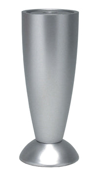 piedino in abs regolabile,altezza 12 cm alluminio cod:ferx.52779