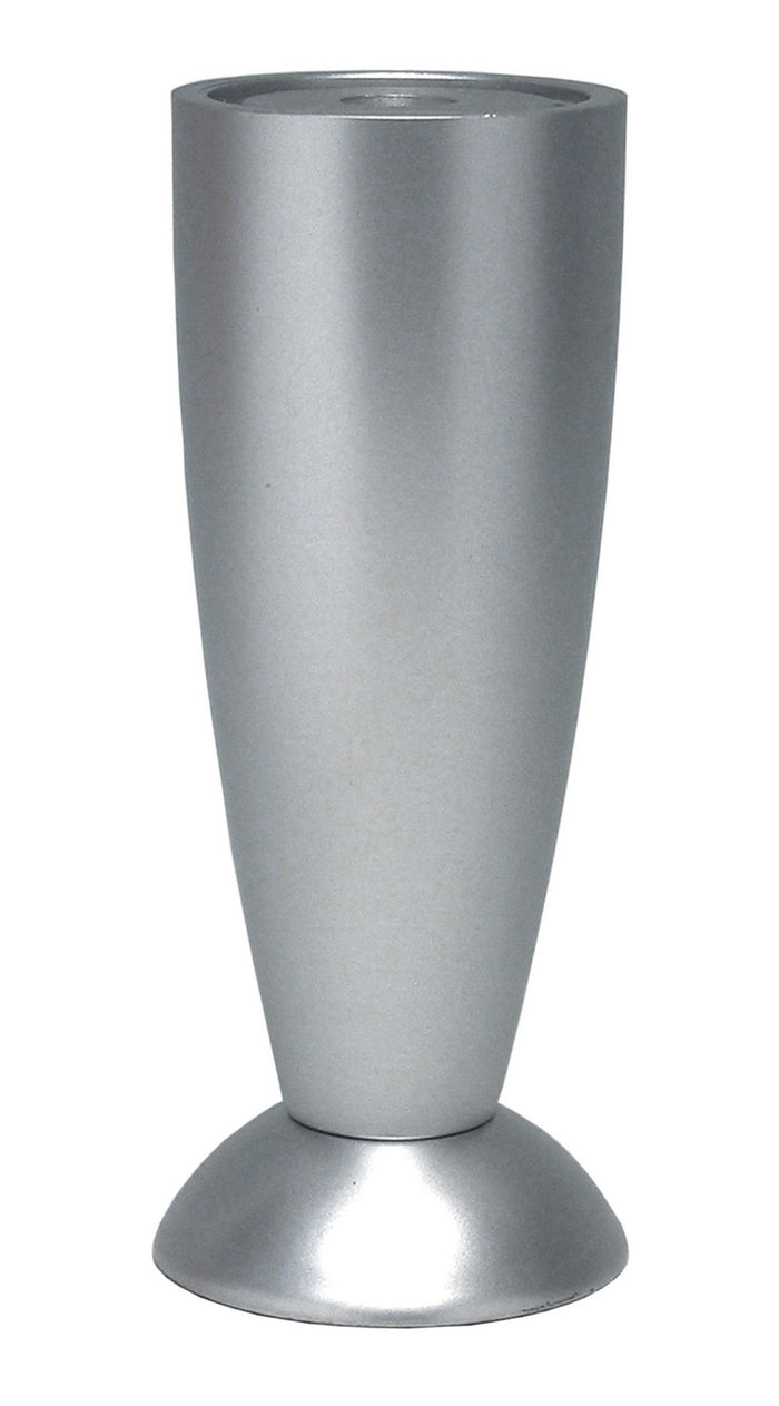 piedino in abs regolabile,altezza 12 cm alluminio cod:ferx.52779