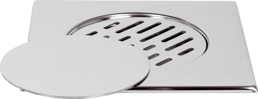 Copertura a pavimento 20x20 con griglia e coperchio mobili