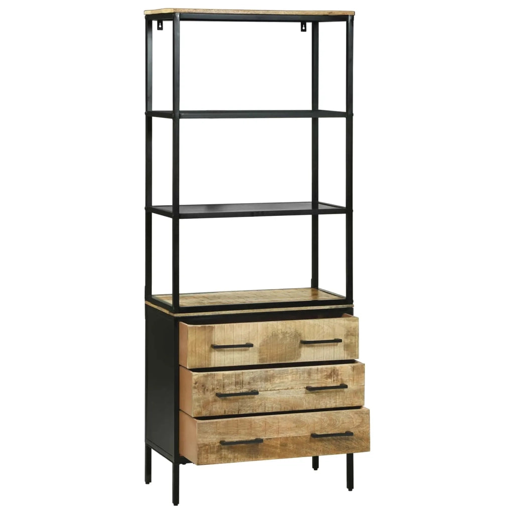 Credenza Marrone 70 x 35 x 180 cm Legno di mango massello 3310126