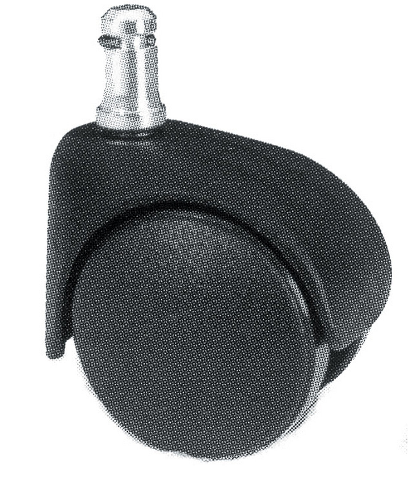 ruota nylon gemellare poltrona d.50 codolo 11x20 mm cod:ferx.5279