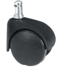 ruota nylon gemellare poltrona d.50 codolo 11x20 mm cod:ferx.5279