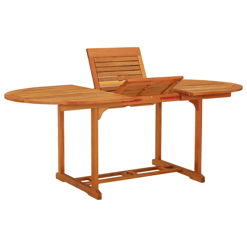 Tavolo da Giardino 200x100x75 cm in Legno Massello di Eucalipto cod mxl 34221