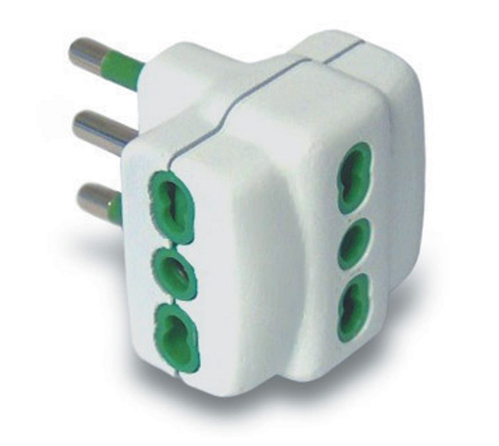 fme art. 82.630 adattatore triplo 16a-2 poli + terra fortek cod:ferx.527