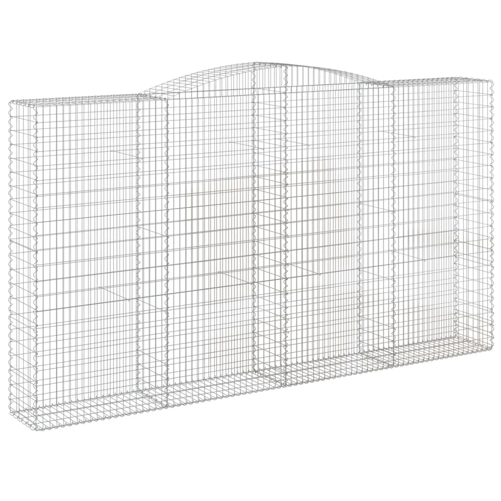 Cesto Gabbione ad Arco 400x50x220/240 cm Ferro Zincato 153541