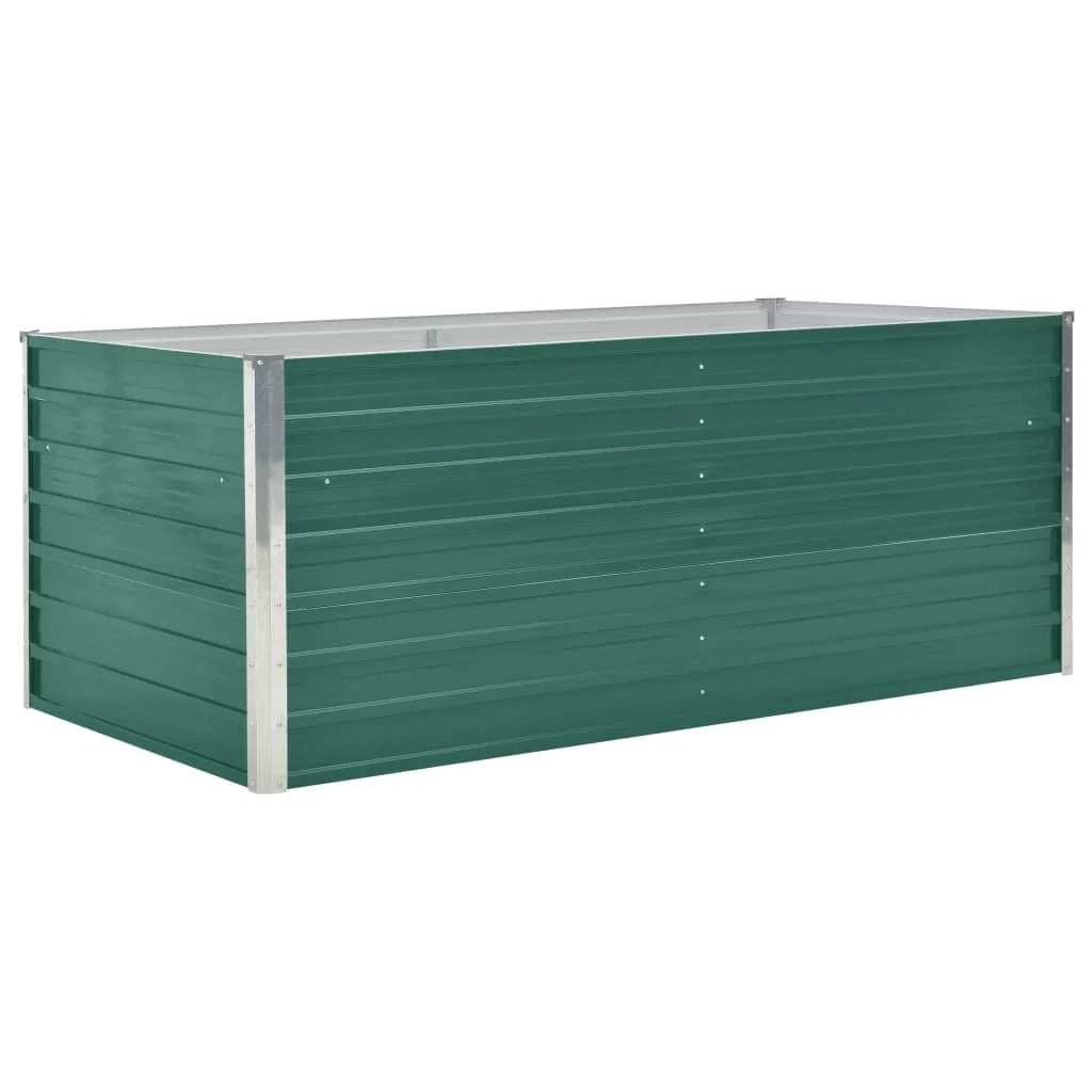 Fioriera 160 x 80 x 45 cm acciaio zincato verde 02_0000795