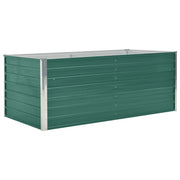 Fioriera 160 x 80 x 45 cm acciaio zincato verde 02_0000795
