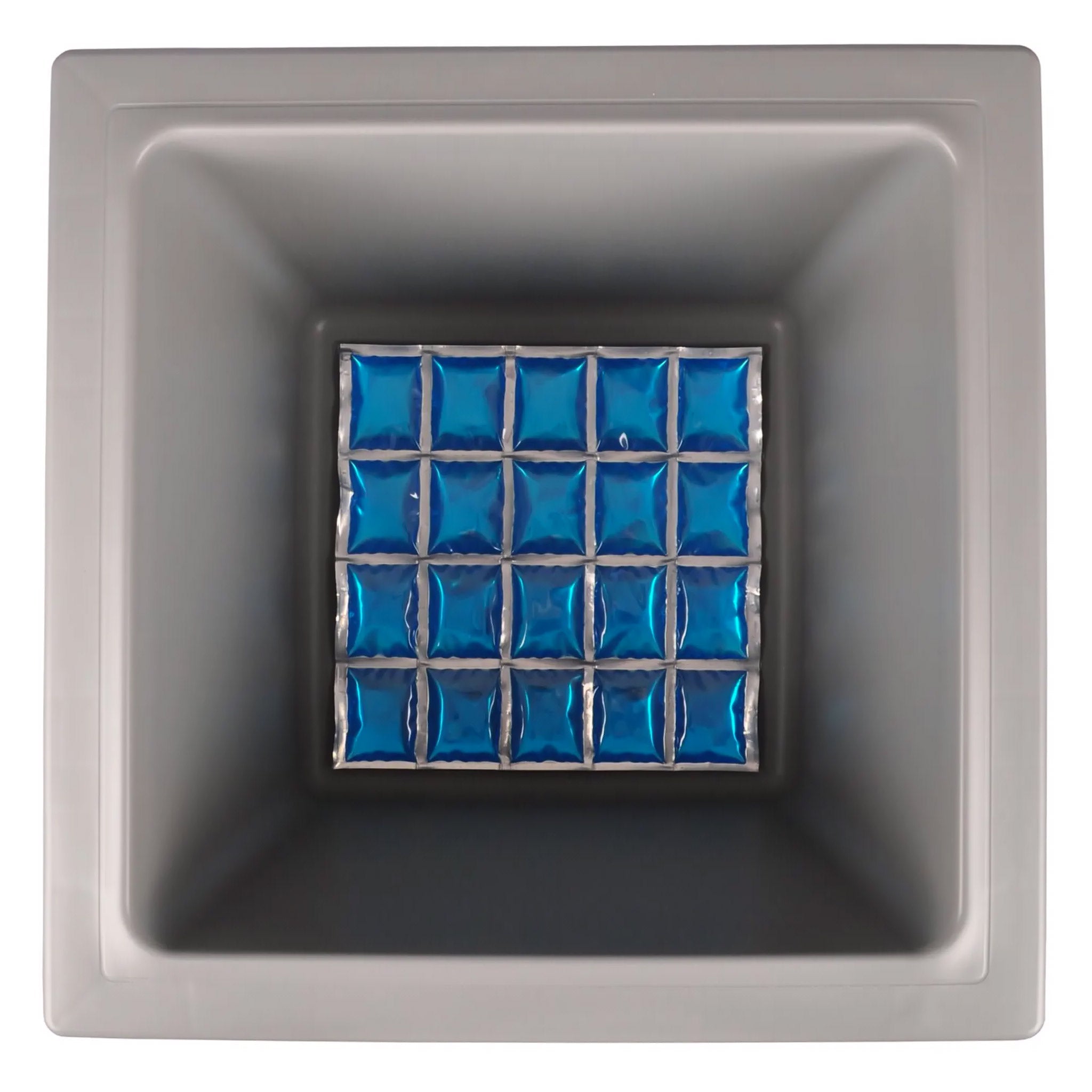 Tavolino Portaghiaccio da Giardino 55x55x39 cm in Resina Keter Ice Cube Antracite