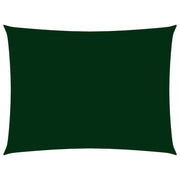 Vela ombreggiante/ombrellone rettangolare in tessuto Oxford 2,5 x 4 m verde scuro 02_0009573