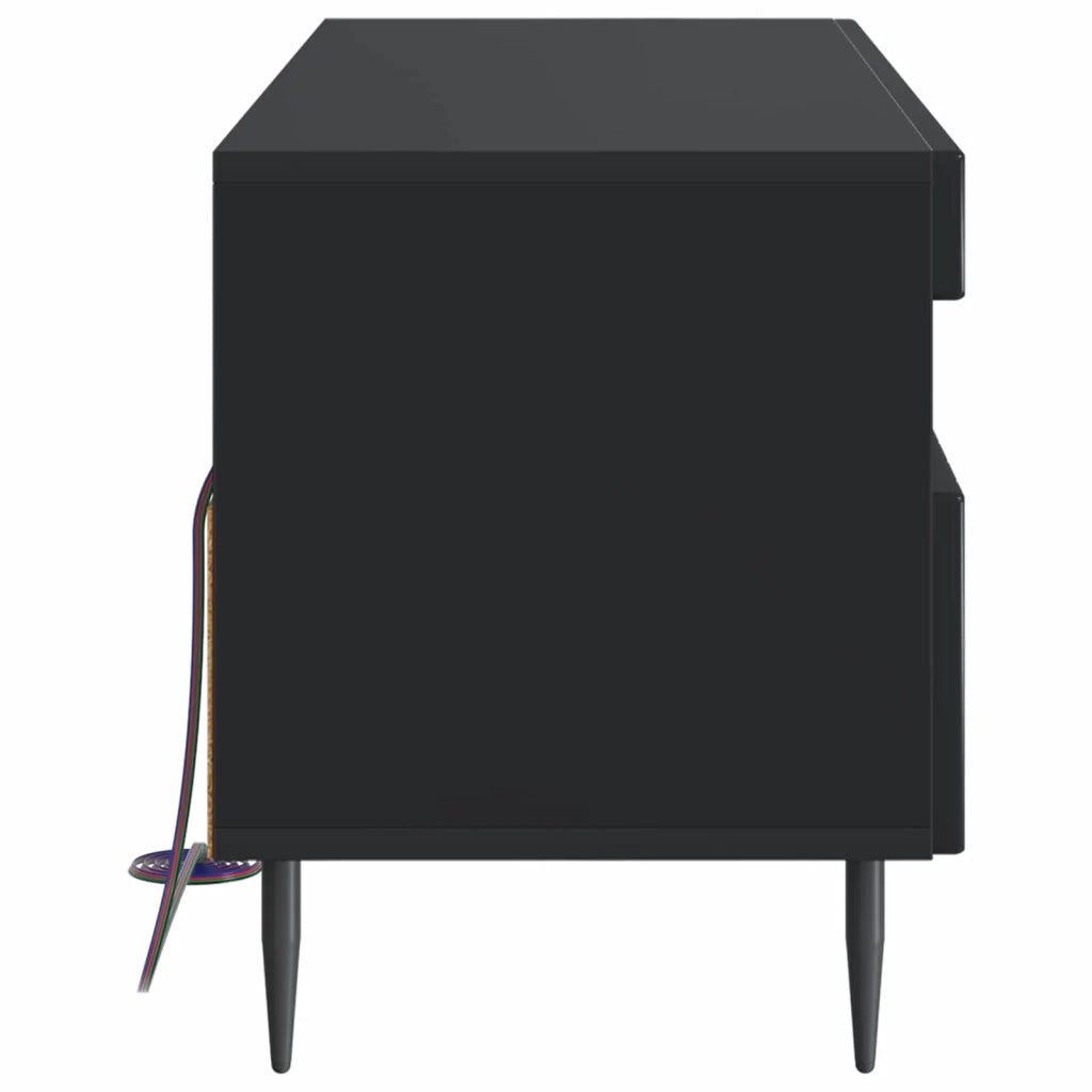 Mobile TV LED Nero Legno ingegnerizzato 896556