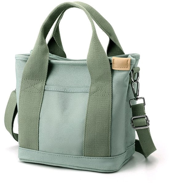 Borsa da scuola - Borse per donne - Borsa a spalla - Borsa con cinturino - Borsa - Borsa da lavoro - Verde