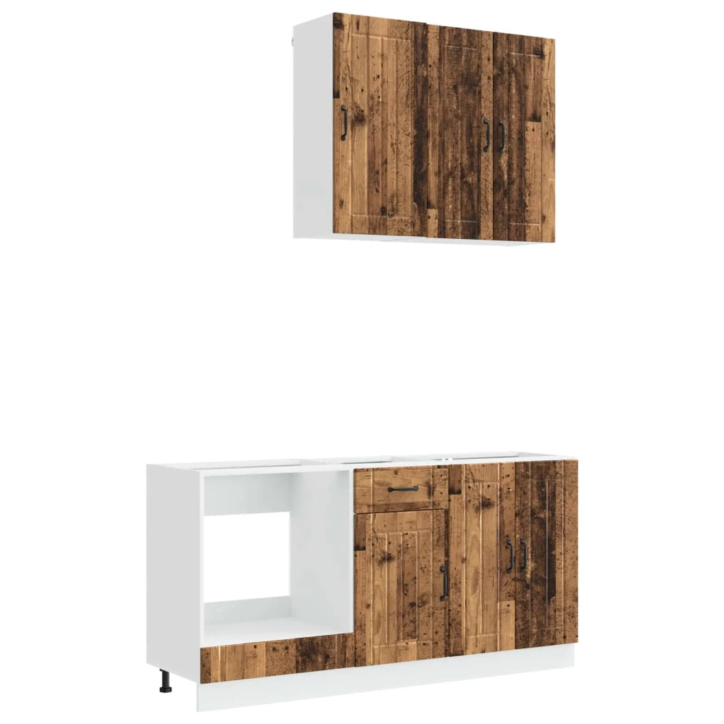 Unità Cucina LUCCA 5 pcs Legno antico Legno ingegnerizzato 3438263