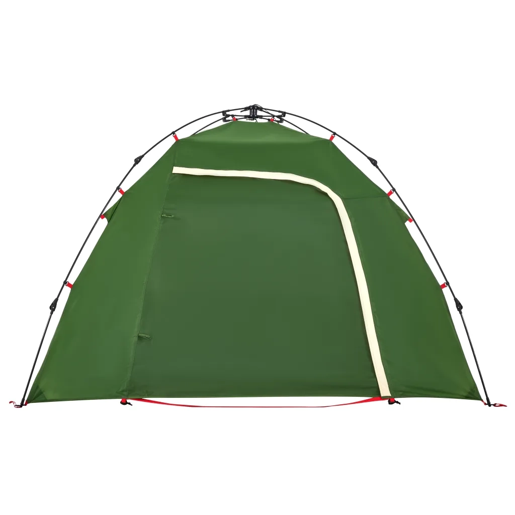Tenda a Cupola da Campeggio 3 Persone-Tenda per Escursionismo Verde a Rilascio Rapido 951710