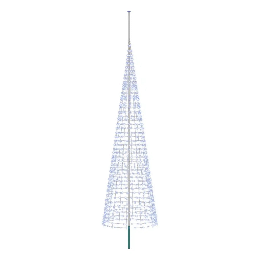 Luci per albero di Natale con picchetti e asta per bandiera 3468870