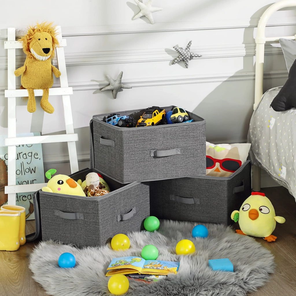 Set organizer per guardaroba VALORA, grigio, 3 pezzi RYZB03G x3