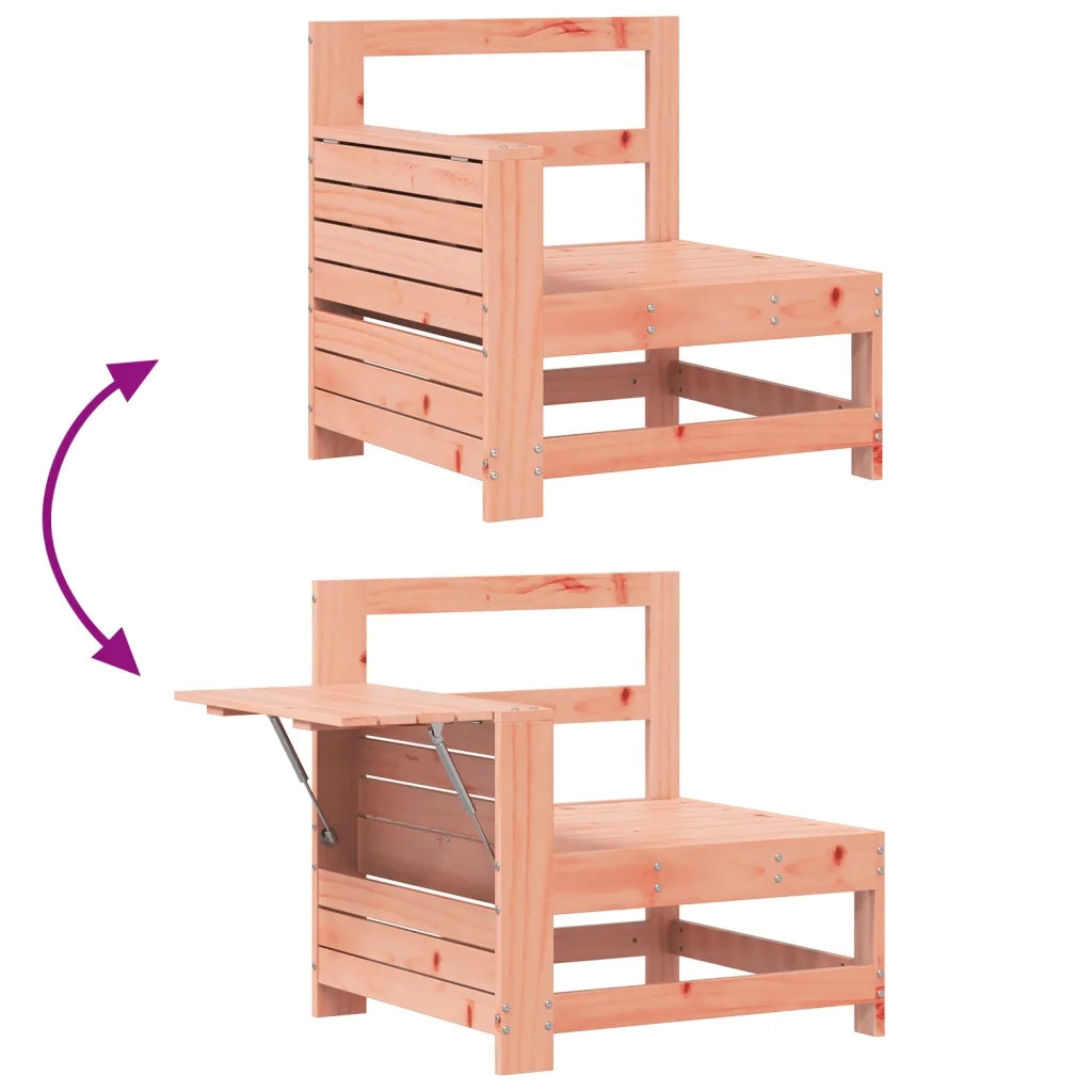 Set Divani da Giardino 7 pz in Legno Massello Abete Douglas 3250874