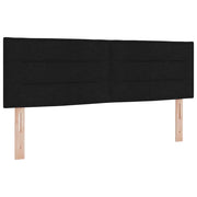 Testiera | Testata Nero 160 cm Tessuto