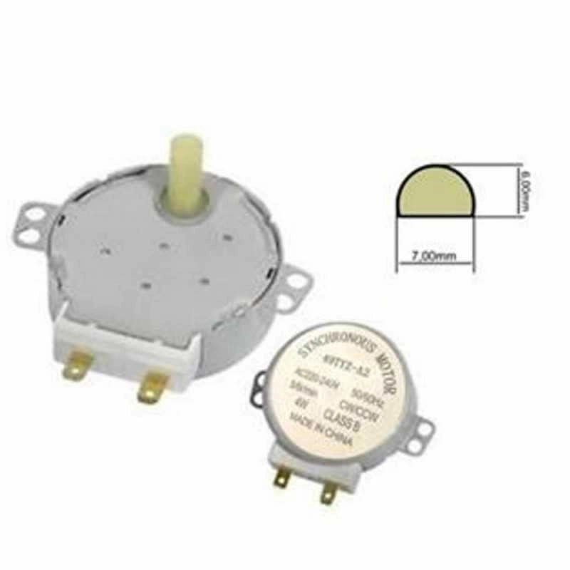 Motorino motore piatto rotante forno microonde rotante alberino 17mm 4 watt - UNIVERSALE