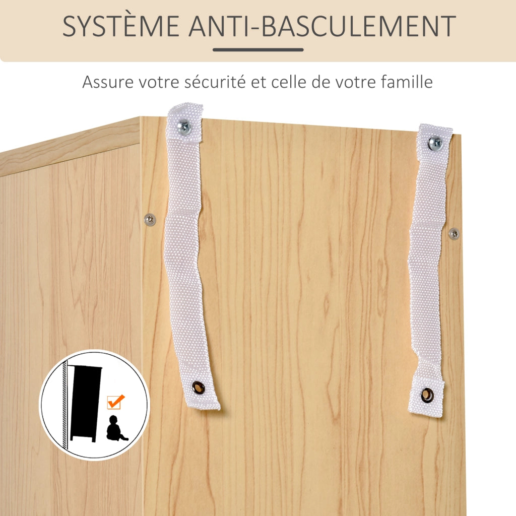 Libreria per CD e DVD con 12 scomparti ¨C zephmum ¨C 21x20x175 cm legno naturale