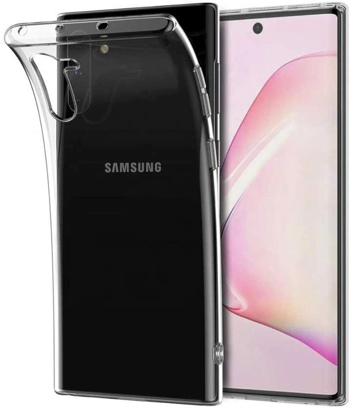 Cover Custodia per Samsung Galaxy Note 10 Trasparente in TPU Slim Antiscivolo