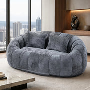 DIVANO Sacco 150x95x63 cm in Chenille Grigio