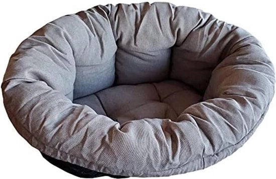 Cuscini per gatti e cani - Copertura imbottita - Cotone soffice - Lavabile - Adattabile - Grigio - XS - 52 x 39 H 21 cm Culla per gatti
