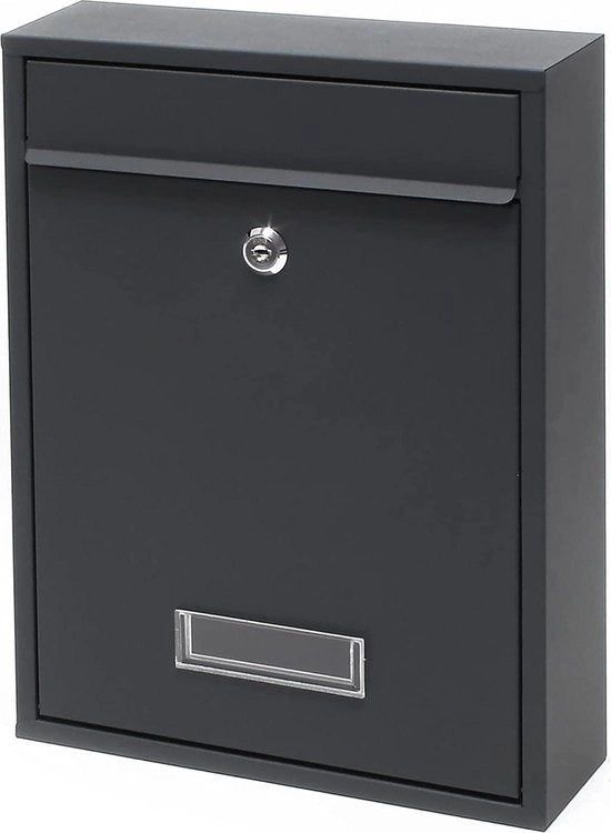 Borsa Postale Modello Mail Antracite - Borsa Postale Moderna 10005AN con Chiave
