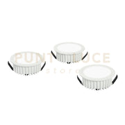 INCASSO LED FUSION BIANCO 3 PEZZI 5W 1200LM 4000K 7X3,2CM