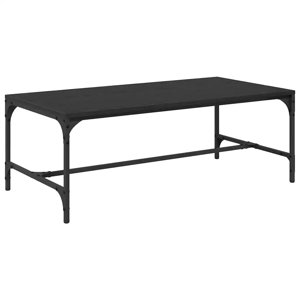 Tavolino da salotto Rovere Nero 100 x 50 x 35 cm