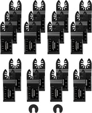 20 lame oscillanti multitool in legno plastica - rilascio rapido lame da sega universali - compatibili con Multimaster Craftsman Poter Cable Rockwell Bosch Ryobi Chicago Worksite.