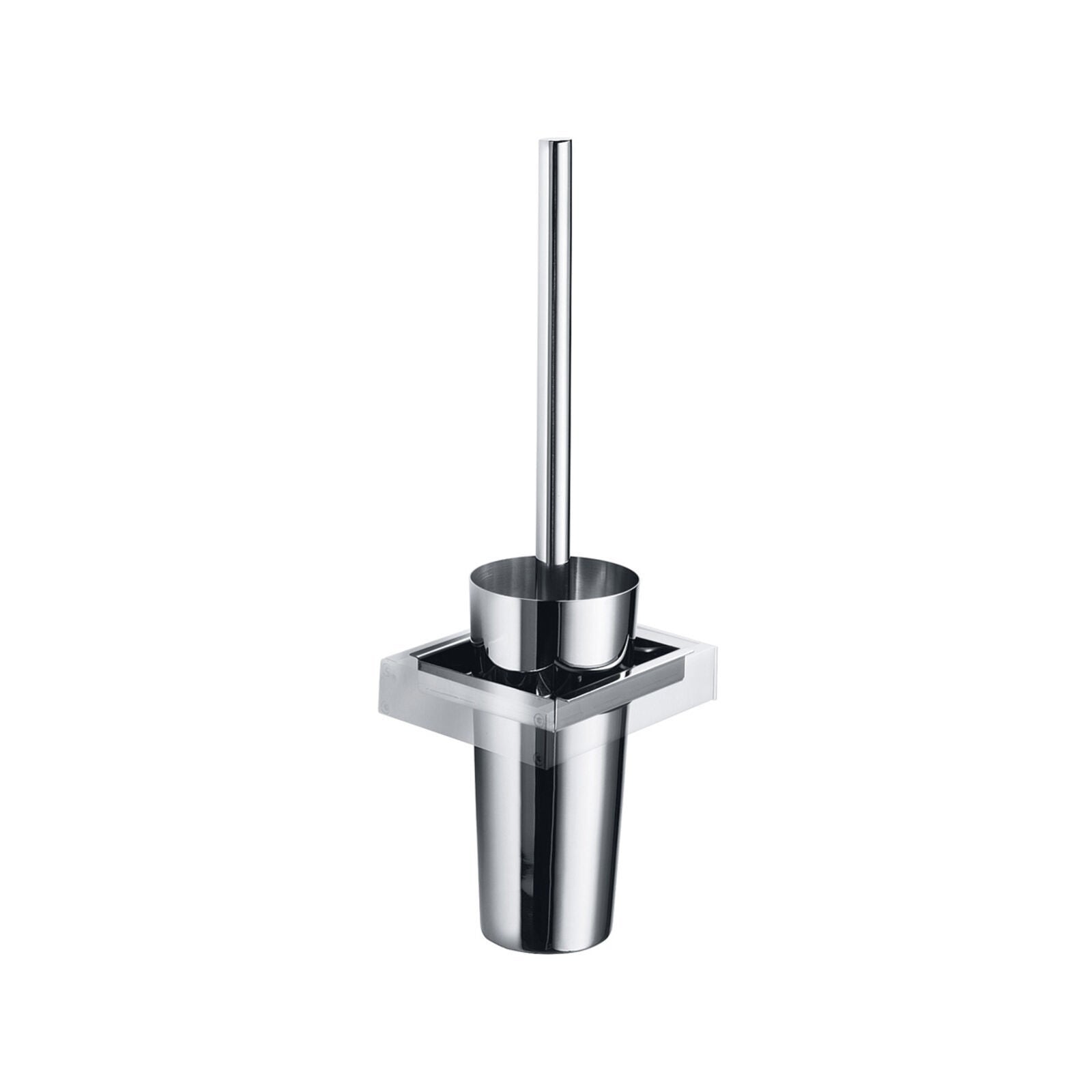 Lineabeta - Portascopino Skuara in acciaio lucido