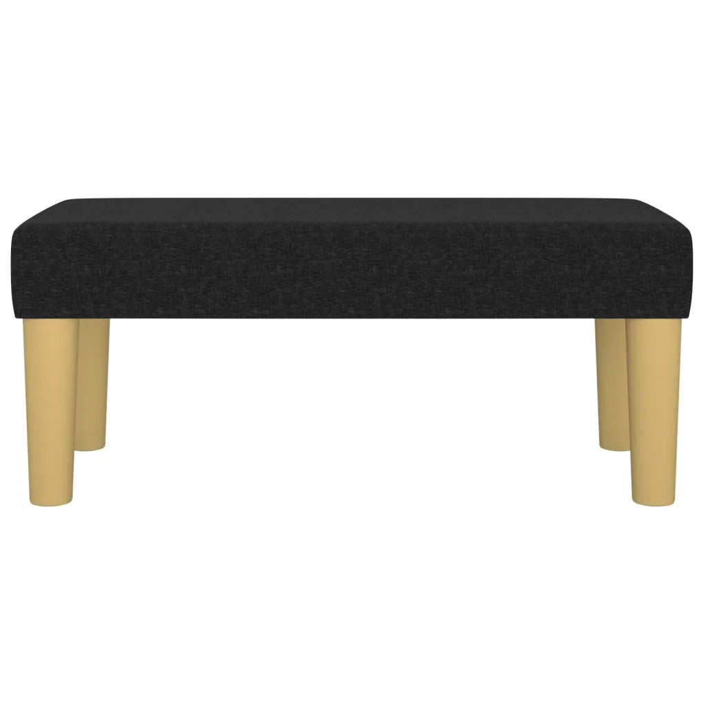 Panca Nera 70x30x30 cm in Tessuto CFW6943651