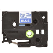 Cass da 24mm  bianco su sfondo blu - TZE555