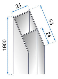 Profilo D'allargamento Per Box E Porte Doccia K7512