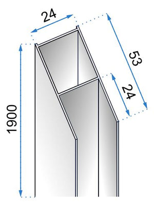 Profilo D'allargamento Per Box E Porte Doccia K7512