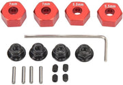 Accessori per Traxxas 1/10 - Dischi in lega di alluminio 4 pezzi - Diametro 14 mm - Dicci 5,5 mm/7 mm - Set accessori per RC