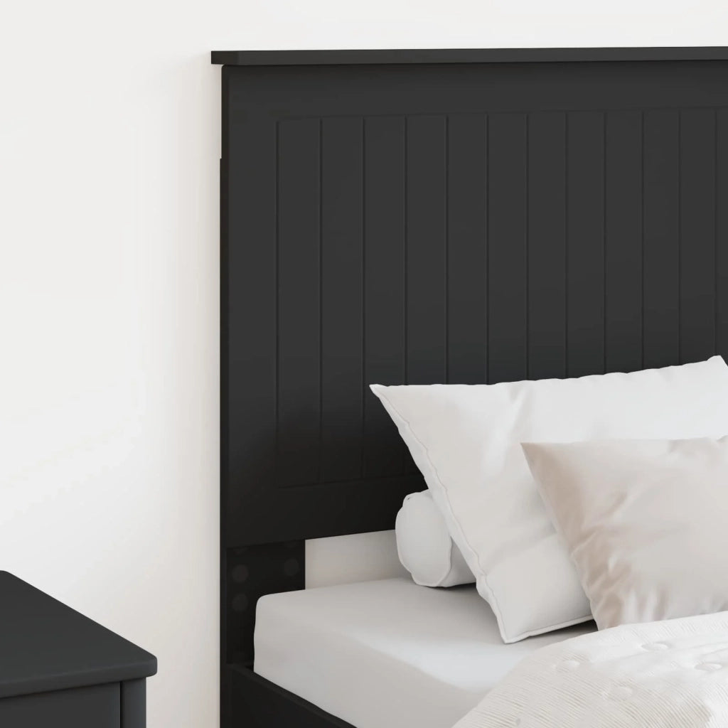 Testiera | Testata con Testiera | Testata Rovere Nero 75 cm Legno multistrato