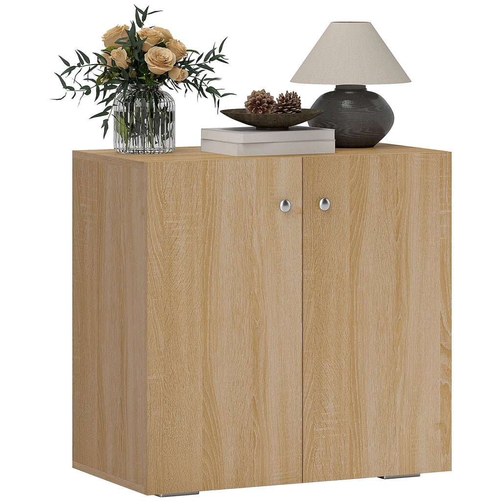 Armadio Battente 2 Ante ¨C zephmum ¨C Legno Bianco 70x39x70cm