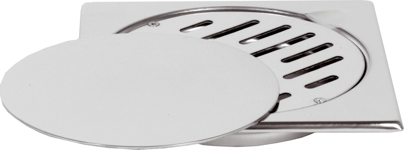 Copertura a pavimento 15x15 con griglia fissa e coperchio mobile