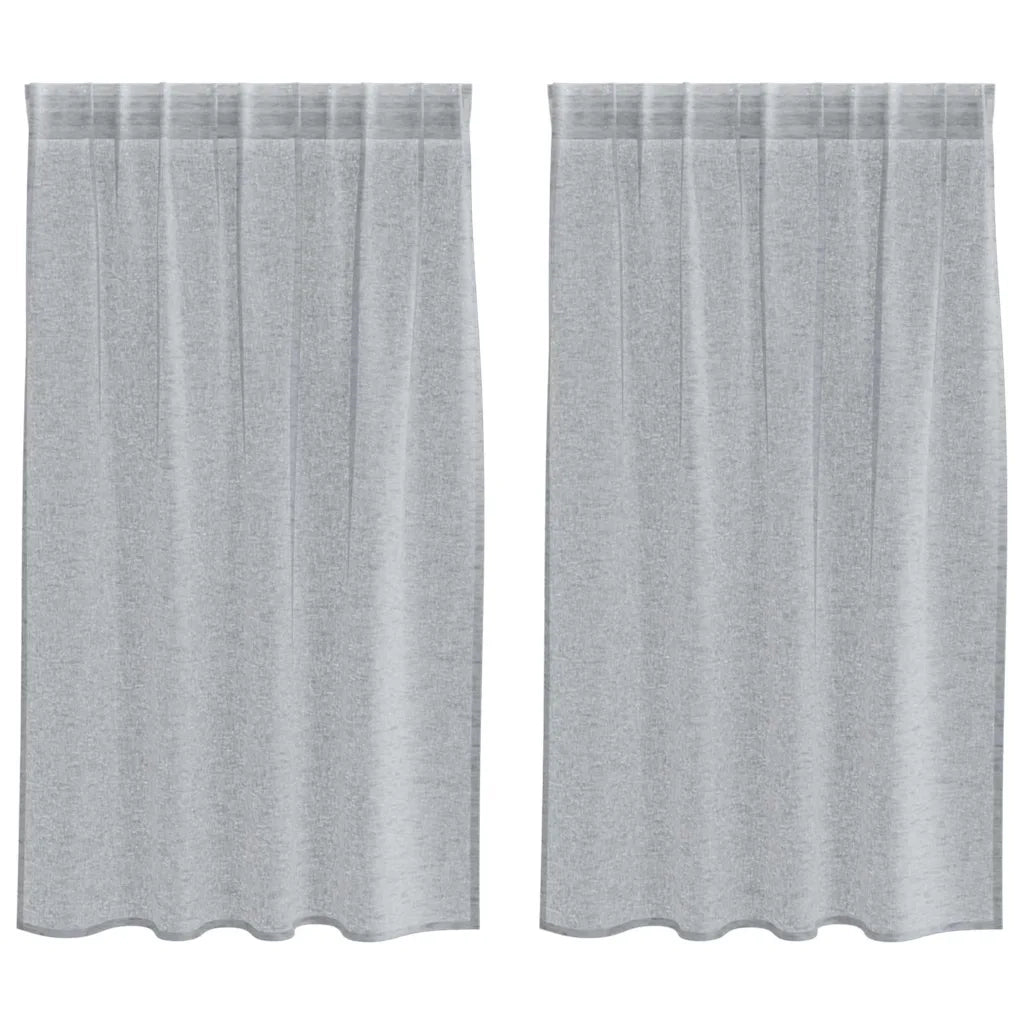 Tenda in Velo 2 pcs Grigio scuro 140 x 140 cm Poliestere 4108027