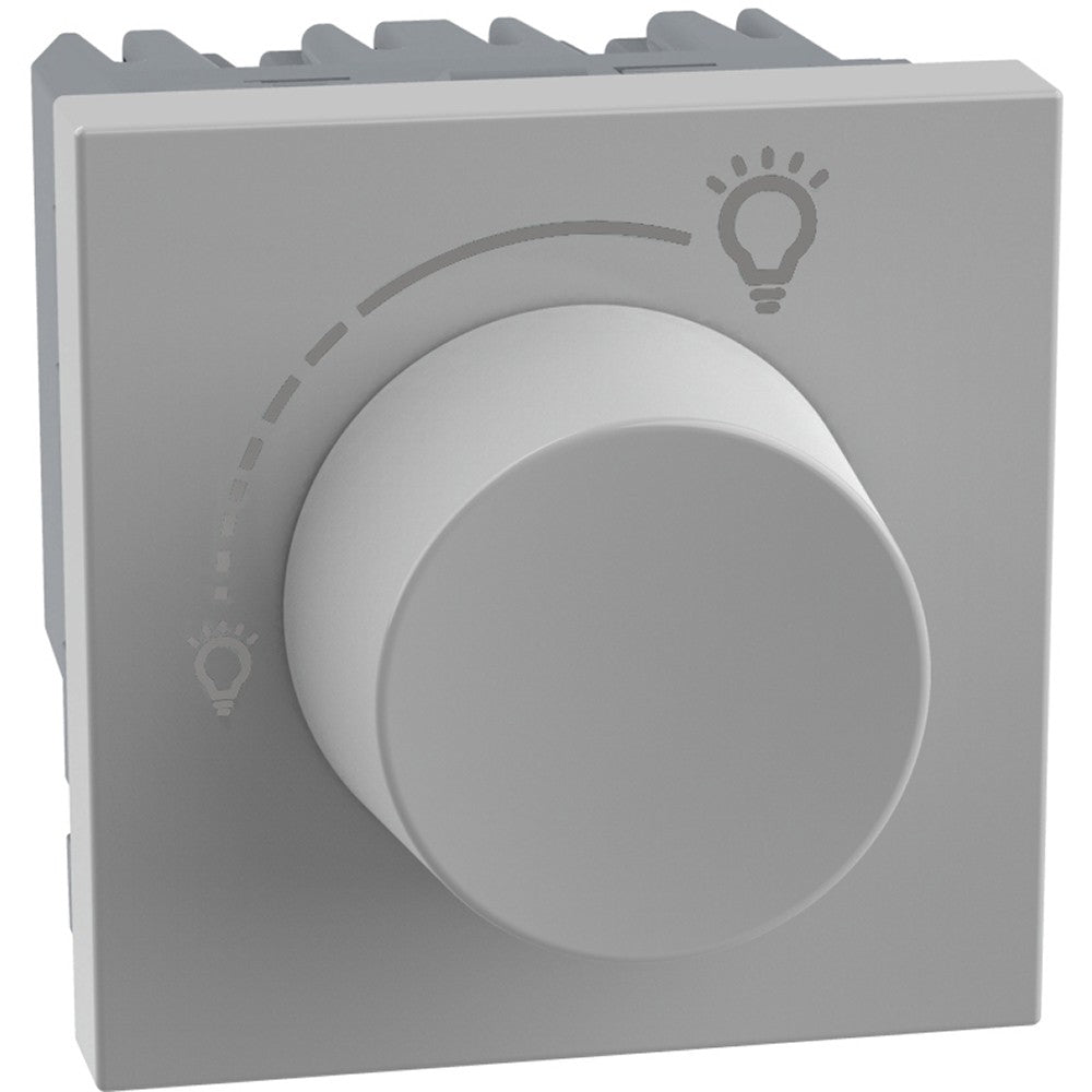 Dimmer rotativo universale Bticino MatixGO 2 moduli grigio JG4415