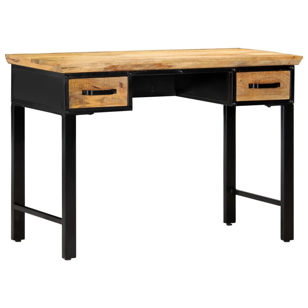 Scrivania 110x50x76 cm in Legno Massello di Mango cod mxl 66899
