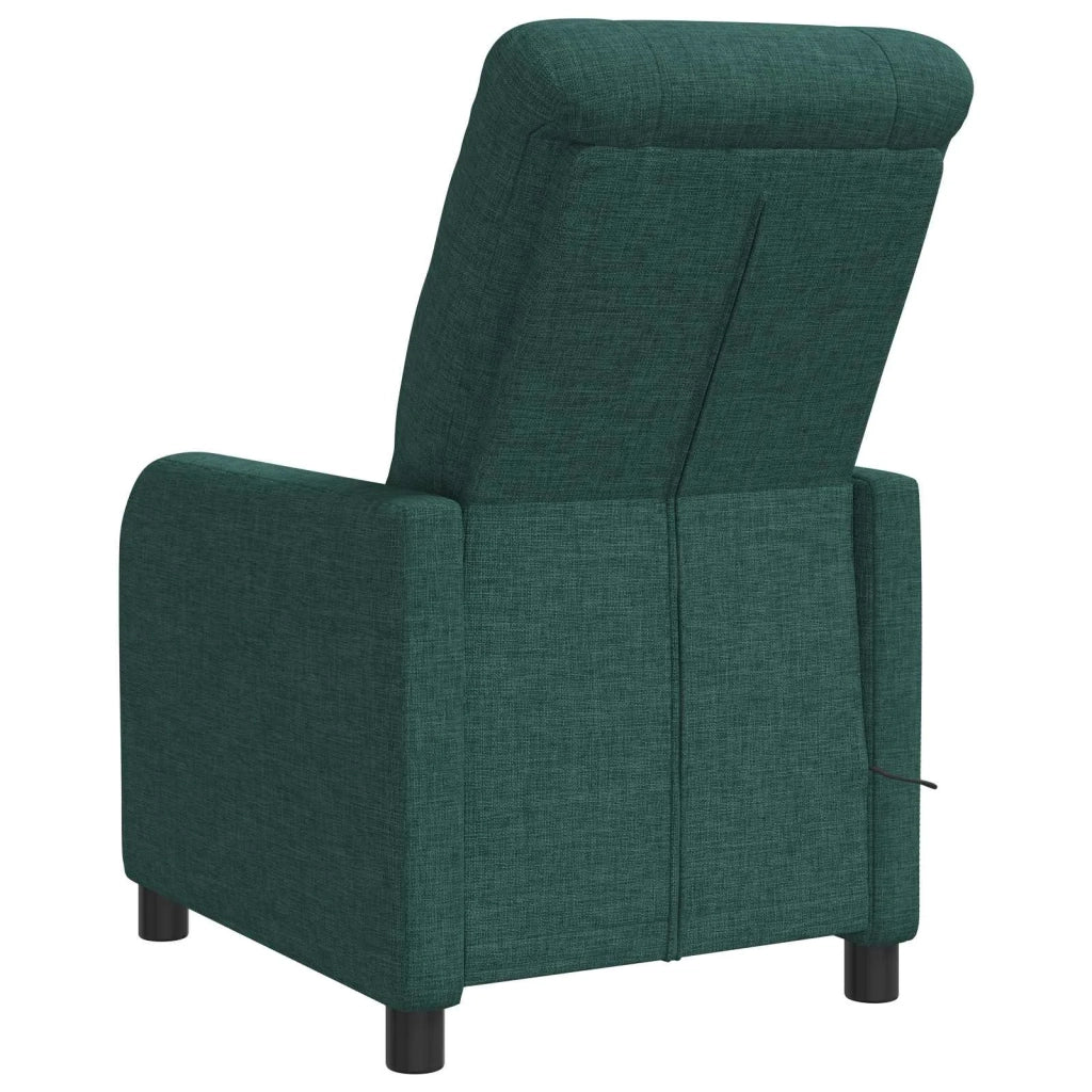 Divano Sedia-Poltrona Massaggiante Verde Scuro Tessuto 616243