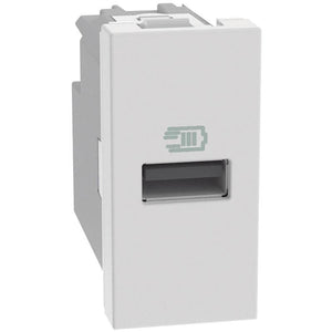 Caricatore USB Bticino MatixGO 15W con 1 porta tipo A bianco JW4191A