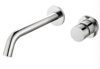 Miscelatore incasso a parete lavabo moderno completo di piletta