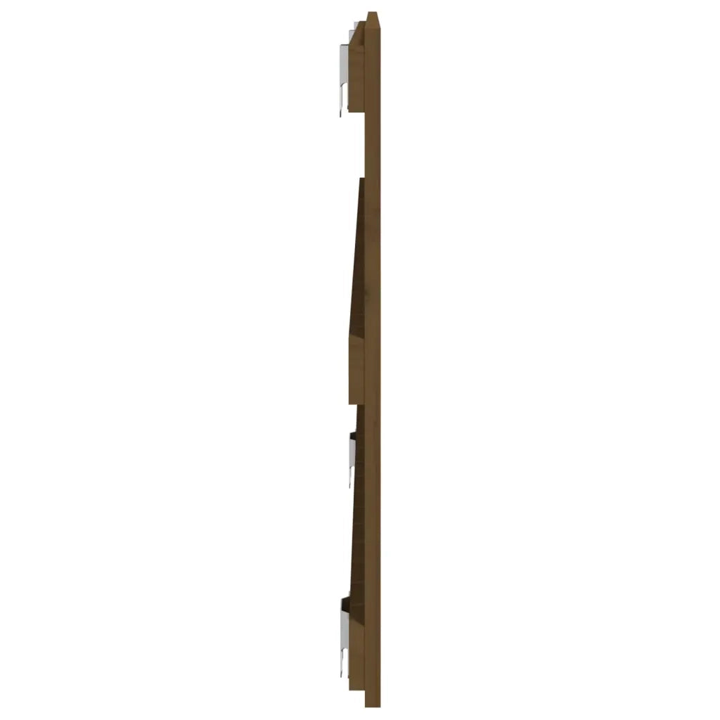 Testiera da Parete Ambra 140x3x60 cm in Legno Massello di Pino