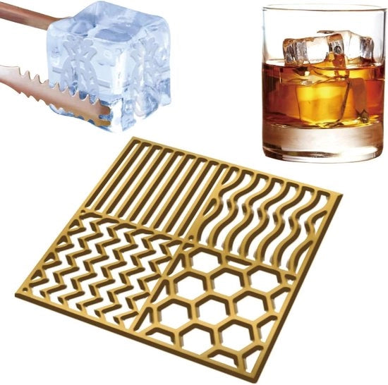 Ice Tray per Cubetti di Ghiaccio per Cocktail Bourbon con Disegno a Reticolo di Miele 

Modello: Allecto plus 

Specifica: Stampa a Reticolo di Miele con Cubetti di Ghiaccio trasparenti in rapida formazione
