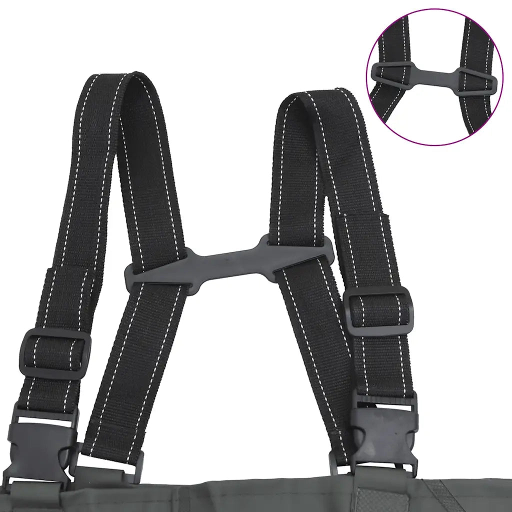 Wader con Stivali e Cintura Verde Scuro Taglia 38 CFW2616847