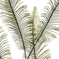 Set 3 Rami Artificiali di Cicas a 6 Diramazioni Altezza 102 cm Verde