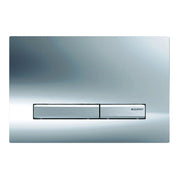 PLACCA DI COPERTURA 2 TASTI SIGMA 50 NEW GEBERIT Cromo Lucido tasti cromati